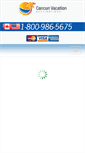 Mobile Screenshot of cancunvacationdestinations.com